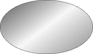Oval Trophy Plate 150mm x 87mm