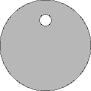 Round Pet Tag 32mm Stainless Steel